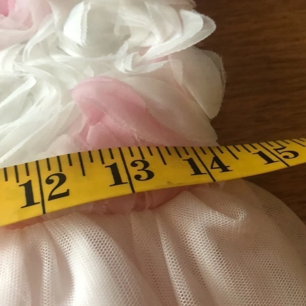 Children’s Place Rose Pink Floral Embellished Special Occasion Dress Sz 16 NWT